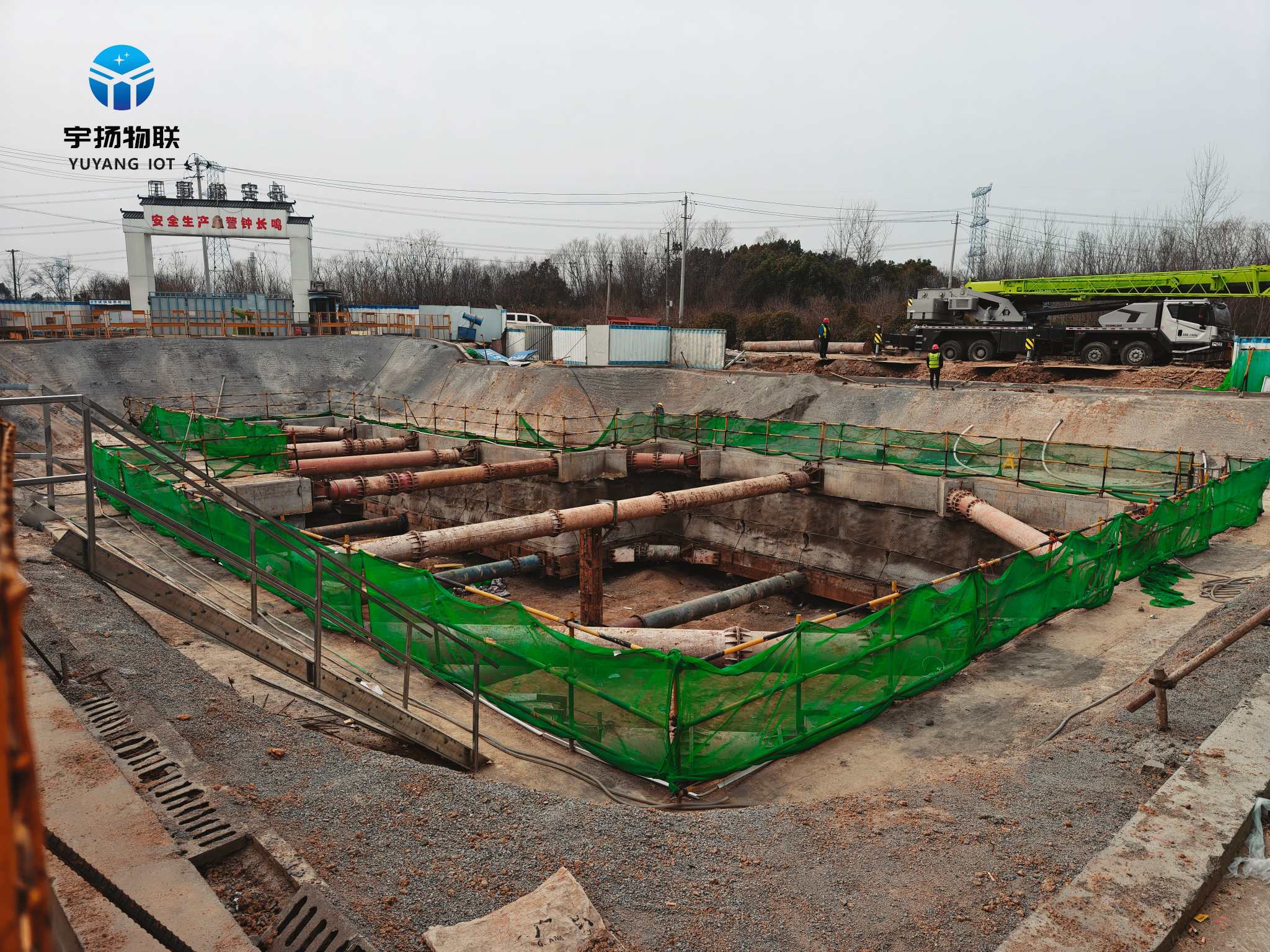 安淮污水处理厂工程基坑支护结构安全监测