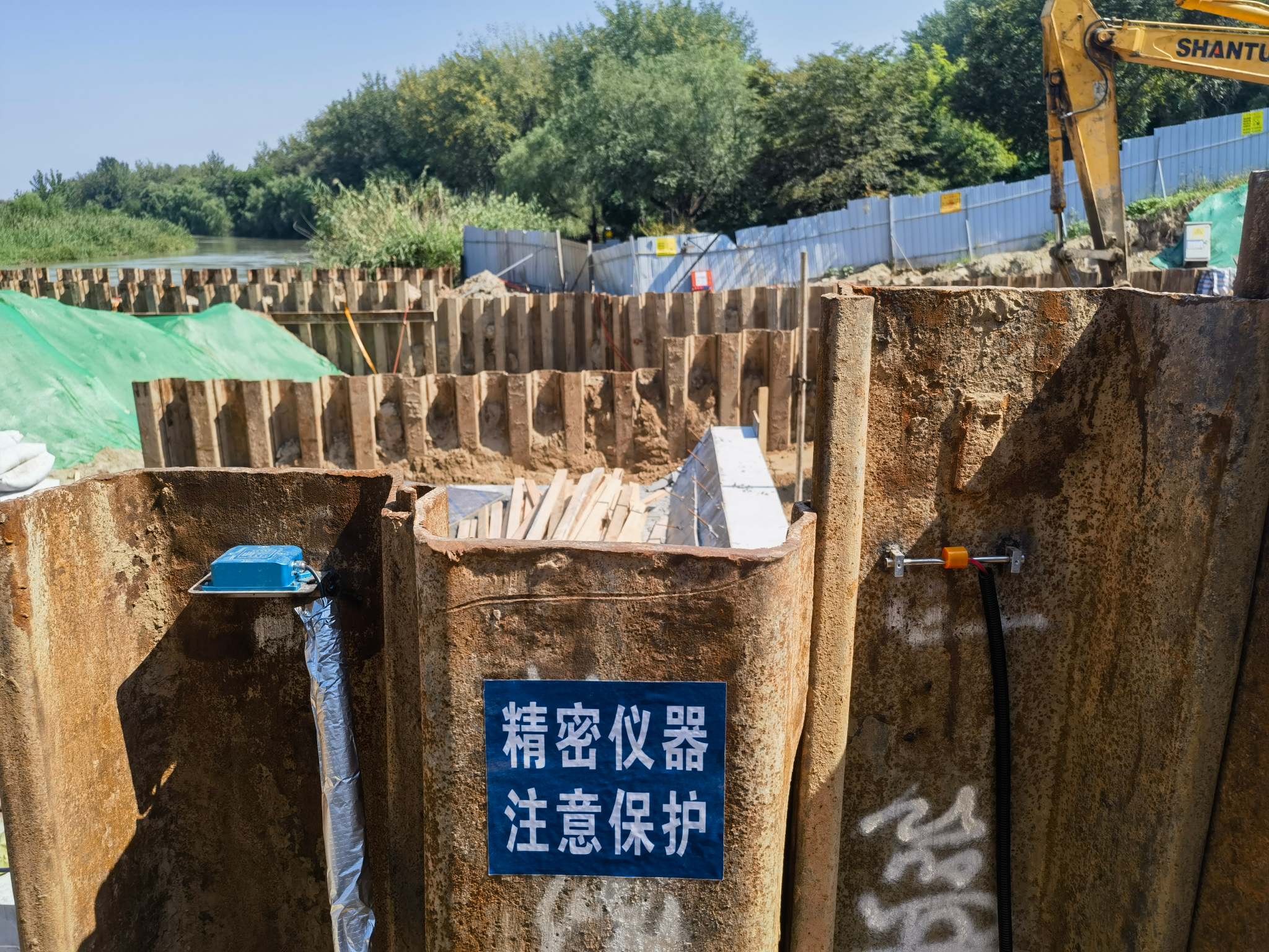 安徽某泵站沉井基坑监测