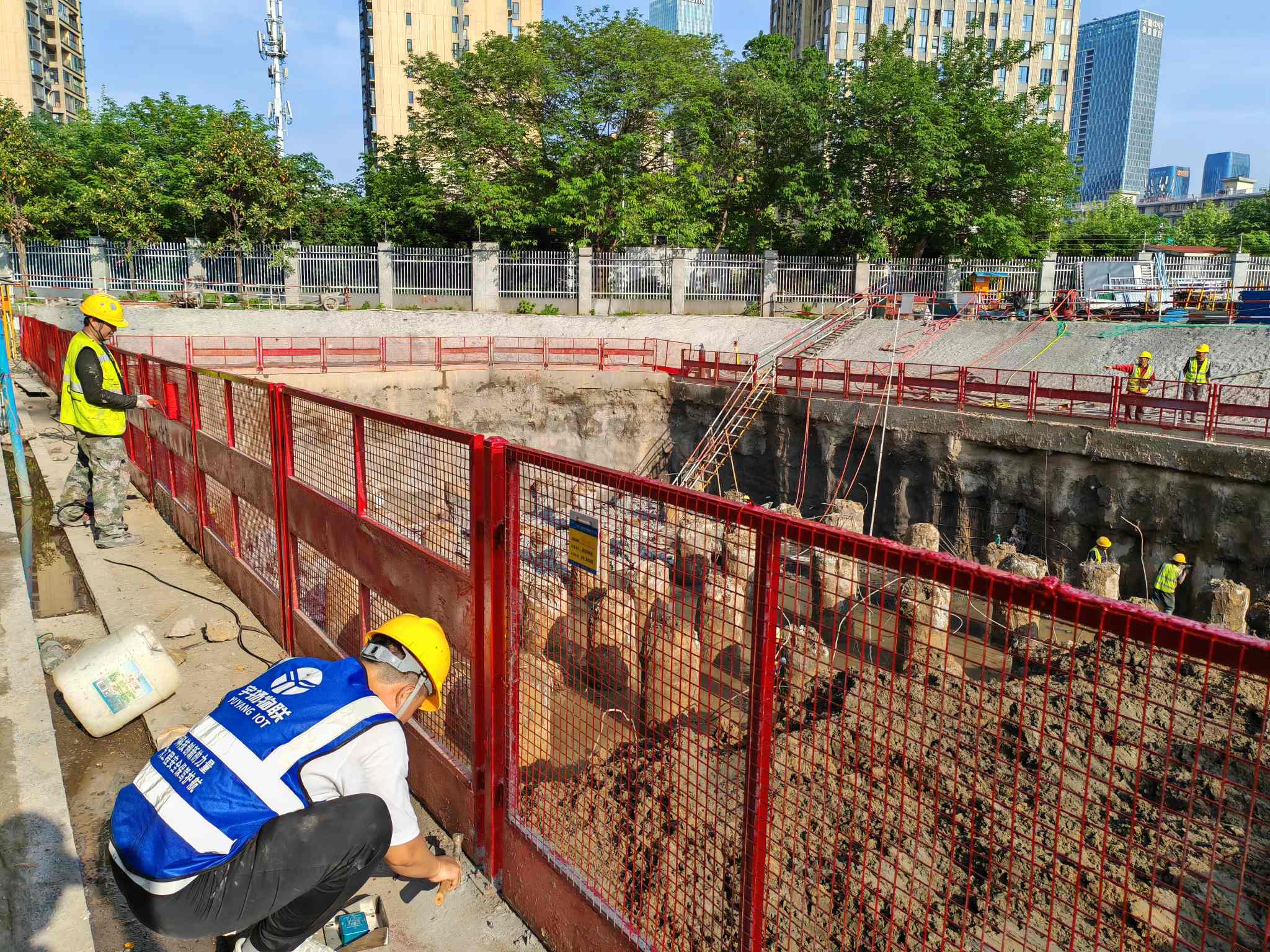 湖南新河水厂改造基坑监测项目