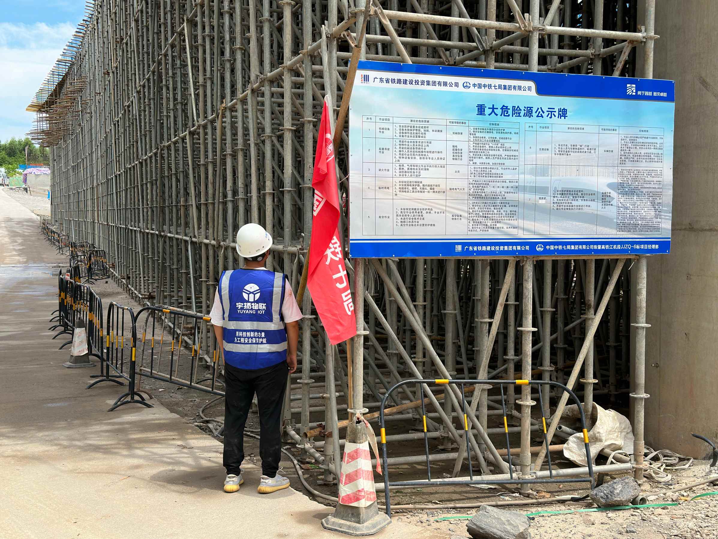 珠肇高铁江机段高明特大桥工区G3-G4现浇梁