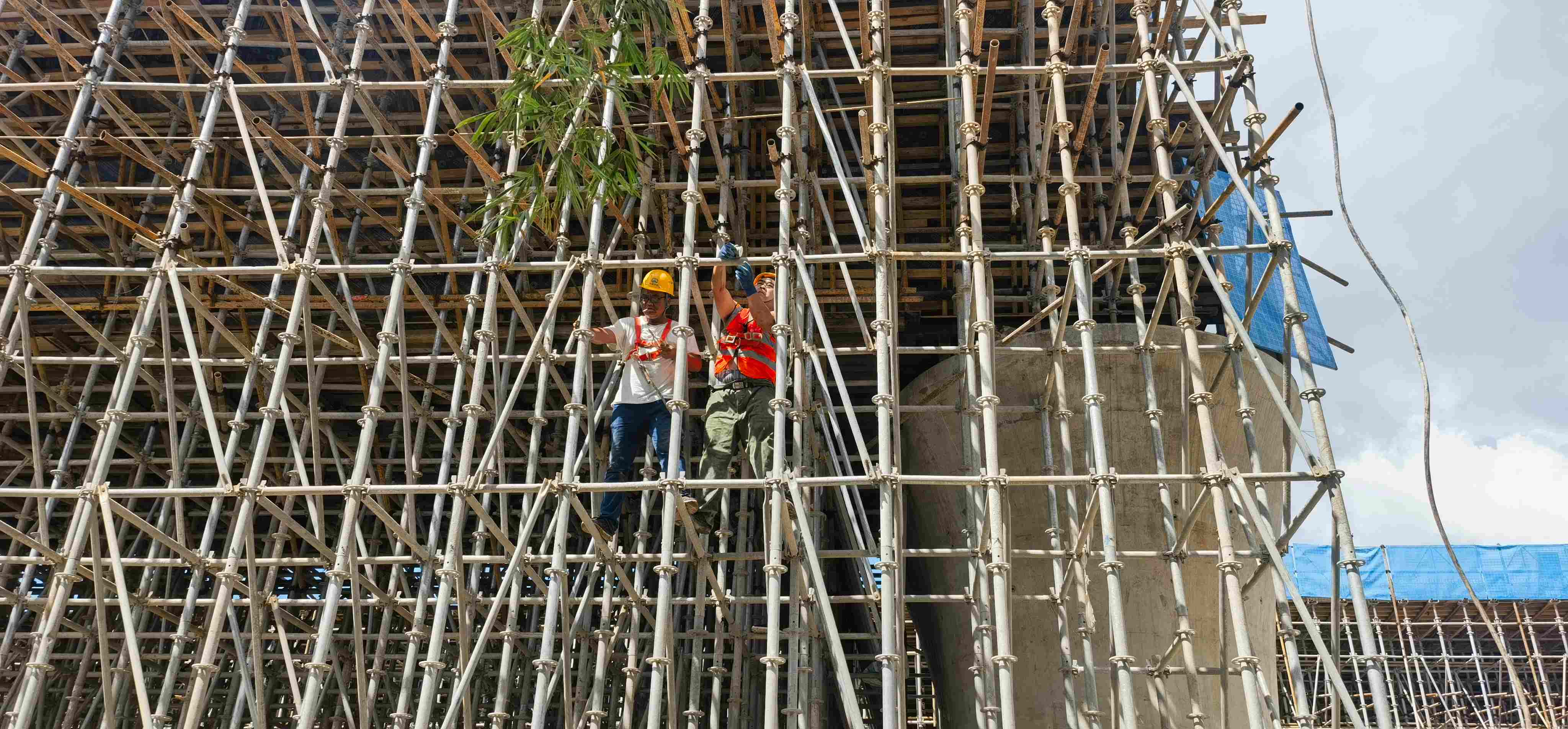 珠肇高铁江机段高明特大桥工区G3-G4现浇梁