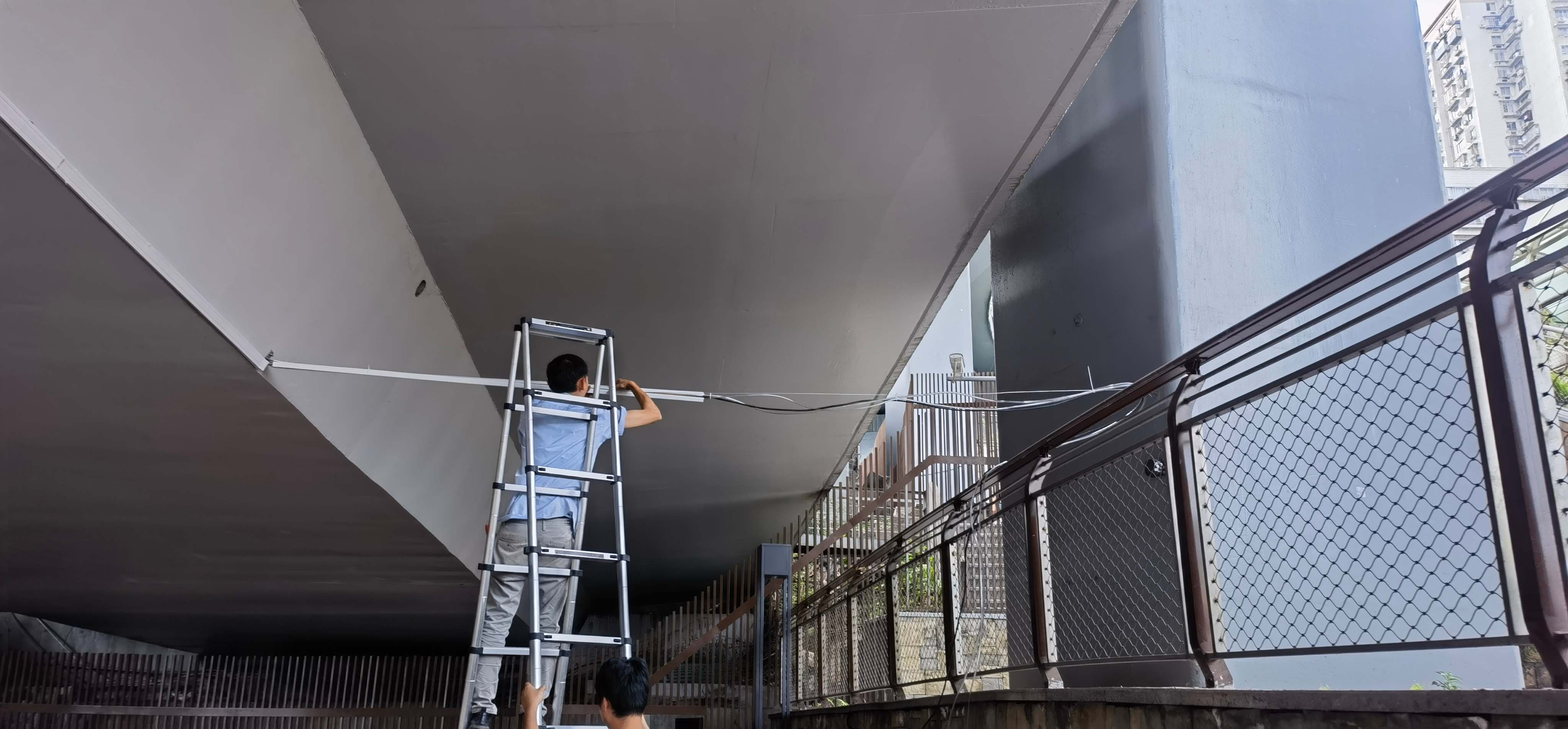 重庆中航湖广项目轨道交通6号线北引桥监测