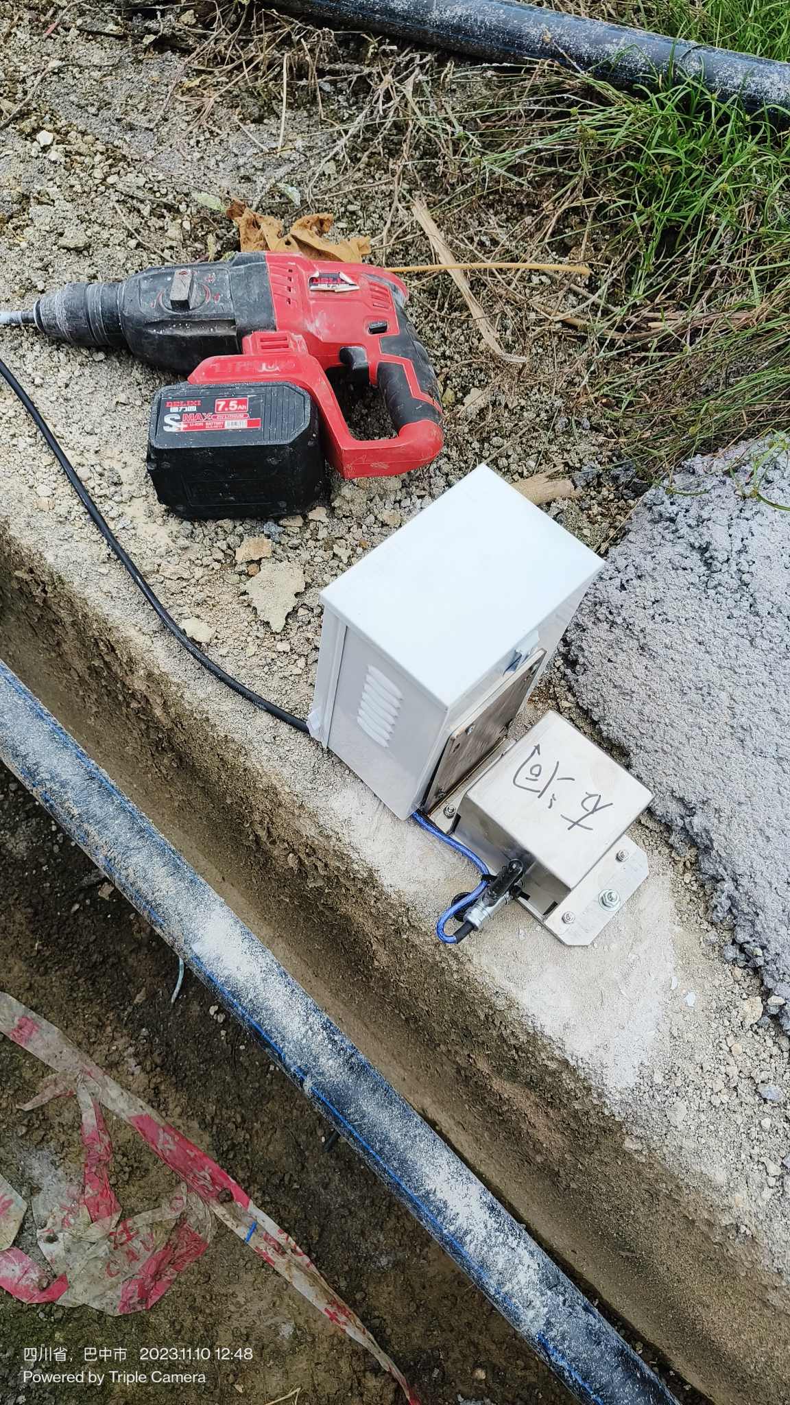 重庆某在建铁路隧道爆破振动监测