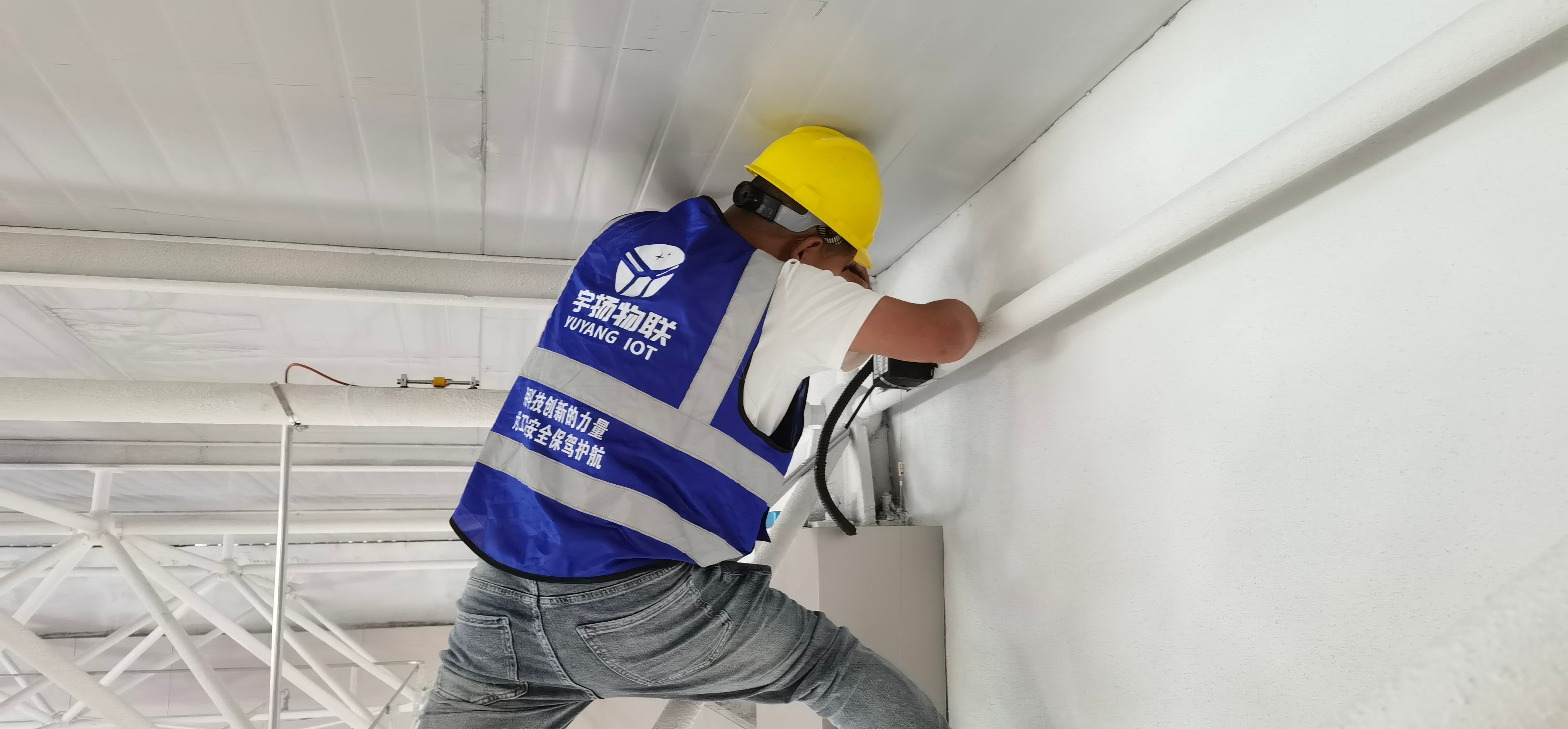 南京梅山医院门诊大厅结构健康监测项目